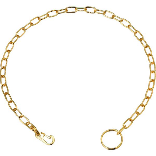 ステンレス ポケットチェーンMP型(ゴールド) 全長300mm