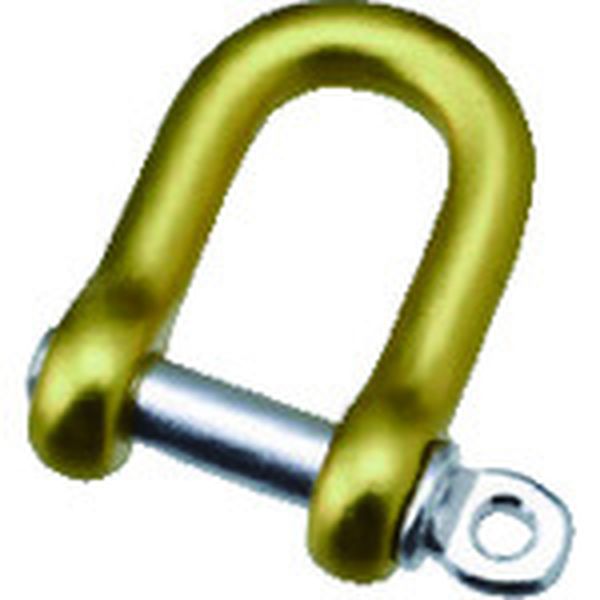 アルミシャックル(イエロー) 呼び8mm