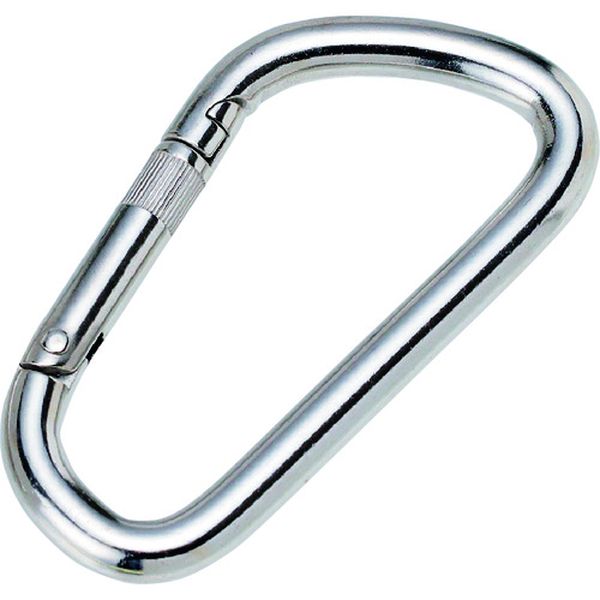 ステンレス カラビナD型(環なし) SUS316 線径10mm 長さ113mm (1個入)