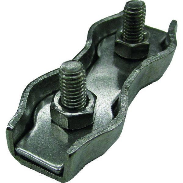 ステンレス ダブルワイヤークリップ 使用ロープ径2mm