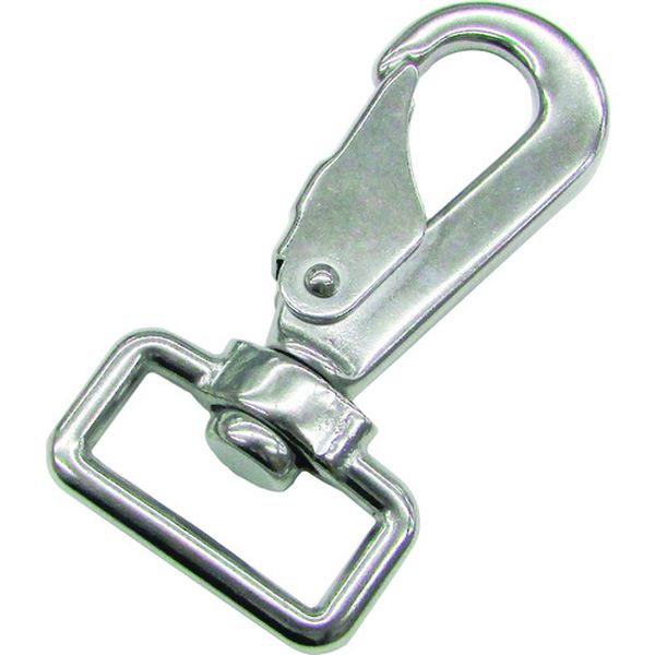 ステンレス スイベルベルトスナップ 線径5mm 長さ80mm (1袋入)