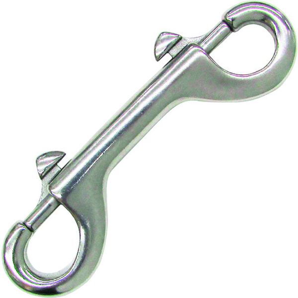 ステンレス ダブルヘッドナスカン 長さ121mm (1袋入)