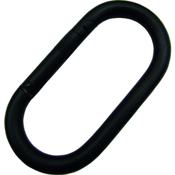 ステンレス カラビナ(環なし) 黒色塗装 線径10mm 長さ90mm