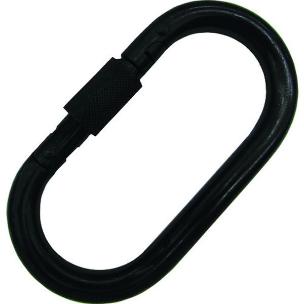 ステンレス カラビナ(環付) 黒色塗装 線径10mm 長さ90mm