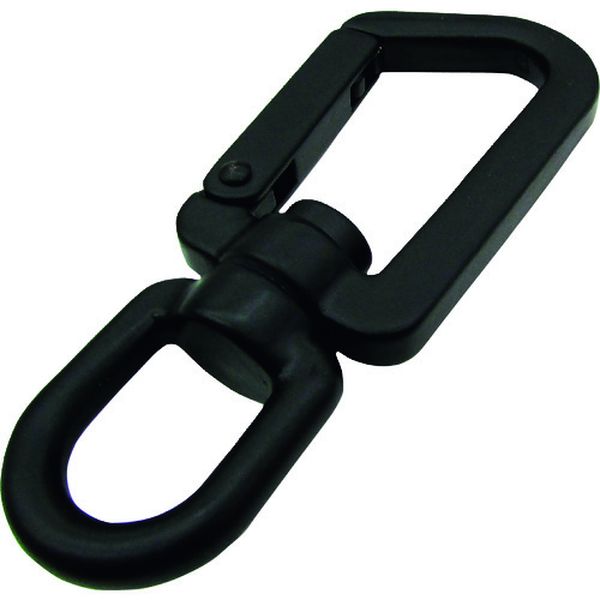 ステンレス スイベルスナップZ型 黒色塗装 線径6mm 長さ97mm