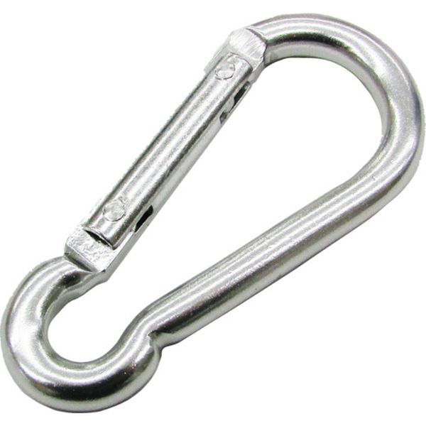 B3010  アルミスナップフックBE型 シルバー 線径7.5mm 長さ82mm (1個入り)