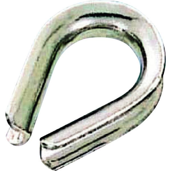 ステンレス 豆シンブル 使用ロープ径6mm