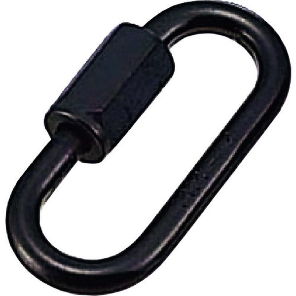 アルミリングキャッチ(アルマイト付) ブラック 線径8mm 長さ62mm