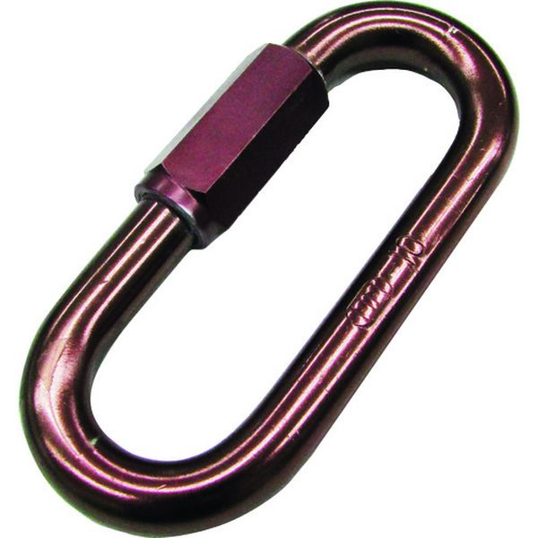 アルミリングキャッチ(アルマイト付) ブラウン 線径10mm 長さ77mm