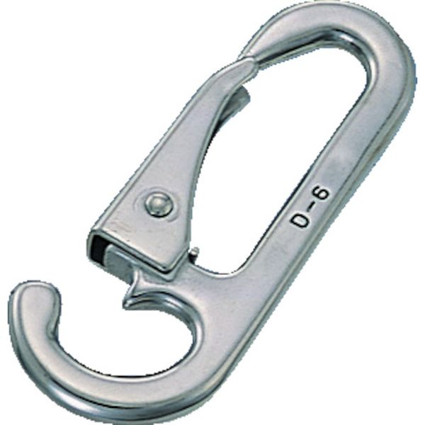 ステンレス スナップフックD型 長さ65mm