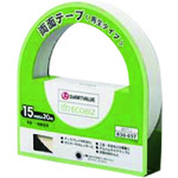 B571J10  831106両面テープ再生15mm×20m 10個B571J10