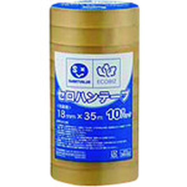388547セロハンテープ 18mm×35m10巻