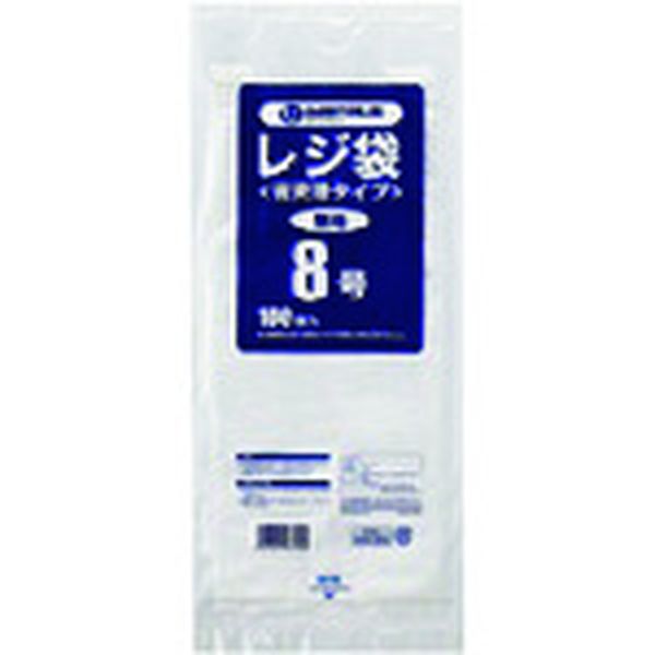 830303レジ袋＜省資源タイプ＞No.8 100枚