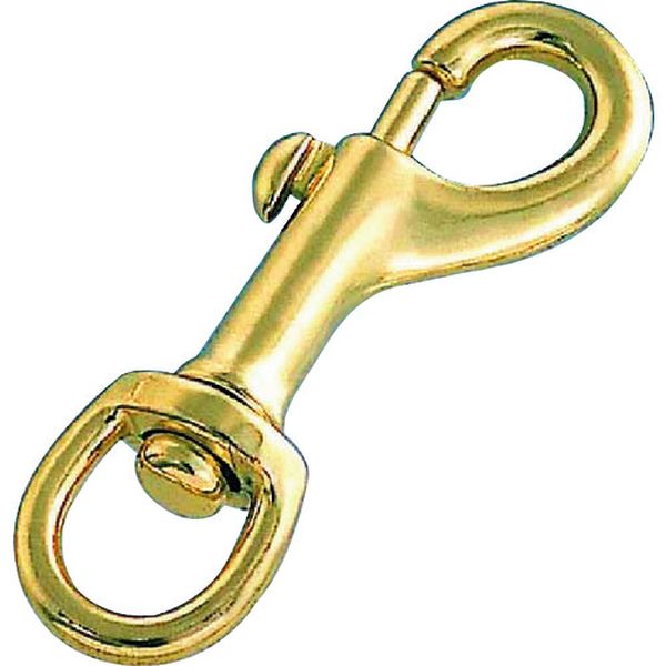 ナスカン 真鍮メッキ 全長65mm