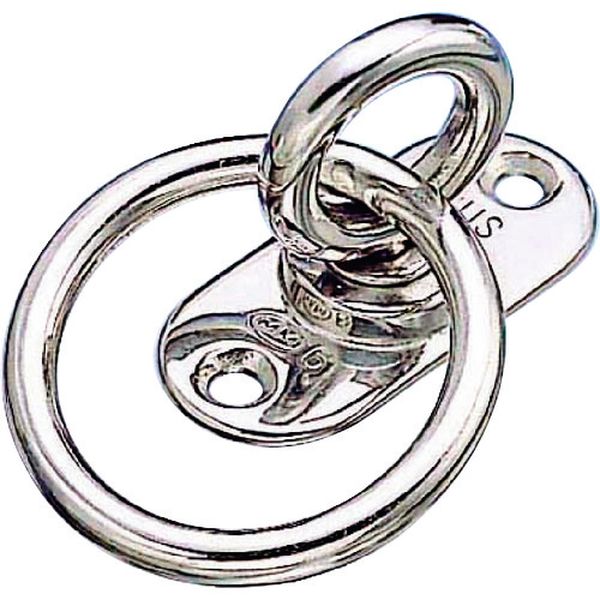 ステンレス 回転パッドアイ丸カン 丸カン内径30mm 20mm×50mm