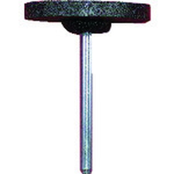 レジノイド軸付砥石 A(黒) 円筒薄 32x5x6 5本入り