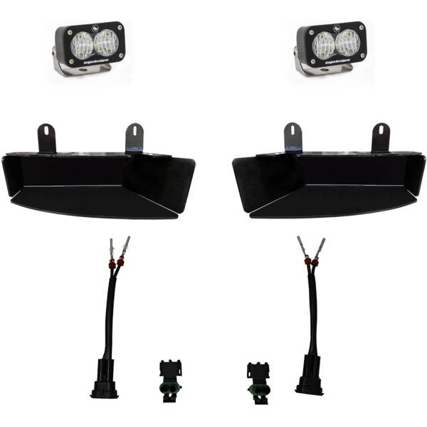 S2 Sport フォグライト ポケット キット ホワイト 19年以降 Ram 2500/3500