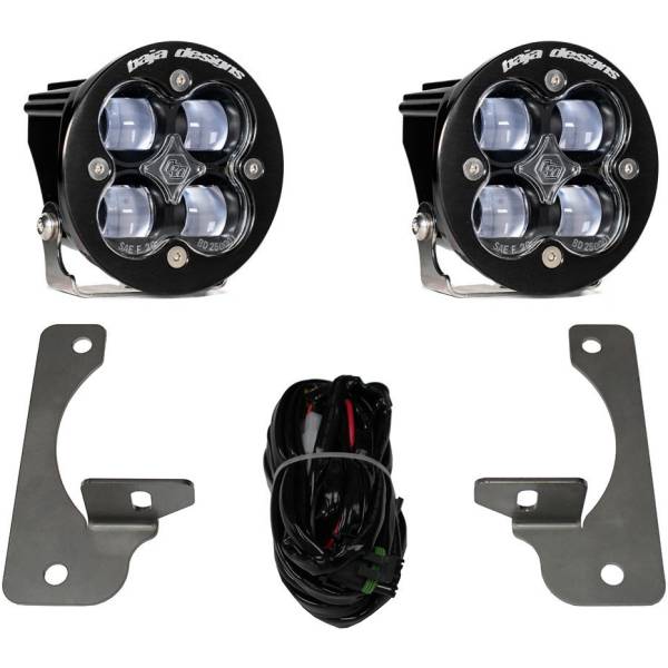 Squadron-R SAE フォグ ポケット ライト キット クリアー 07年-09年 ラングラー JK プレミアム バンパー