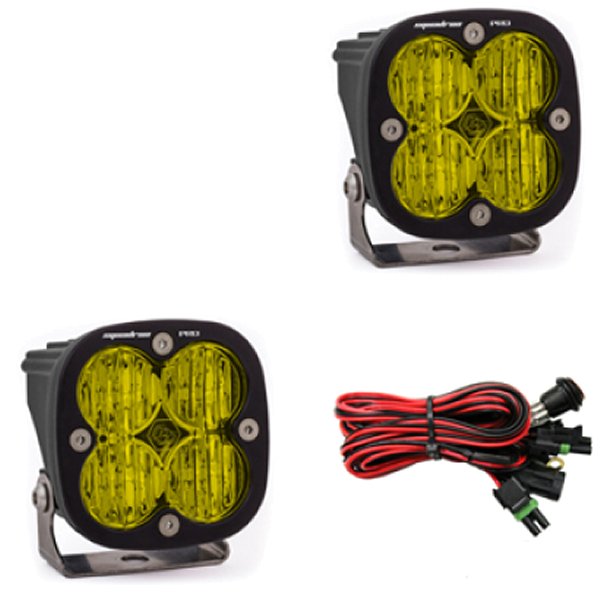 Squadron Proシリーズ Wide Cornering Pattern LED Light Pods - Amber