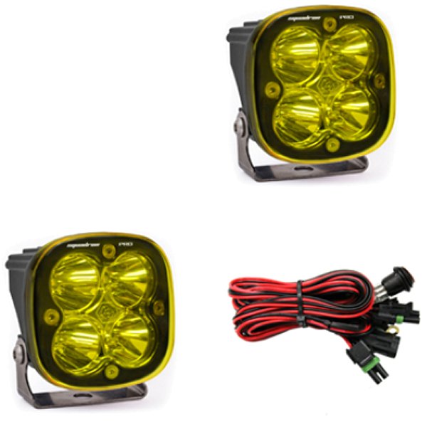 Squadron Proシリーズ Work/Scene Pattern Pair LED Light Pods - Amber