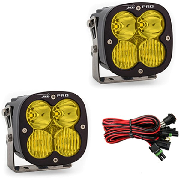 XL Proシリーズ Driving Combo Pattern Pair LED Light Pods - Amber
