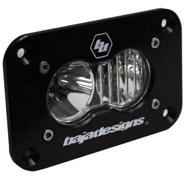 S2 Sport Flush Mount Driving Combo Pattern LED Work Light - Clear