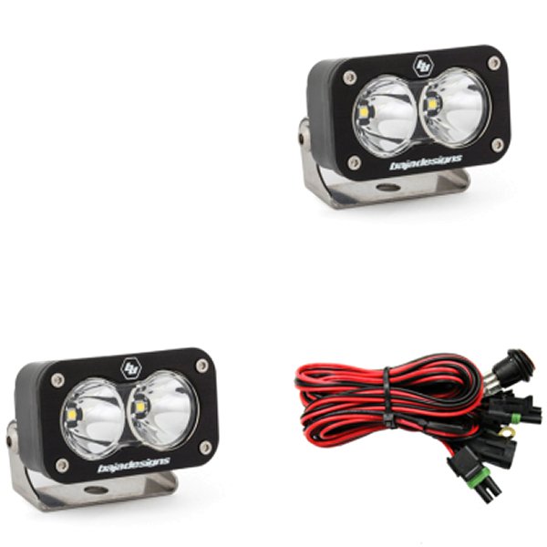 S2 Sport Work/Scene Pattern Pair LED Work Light - Clear
