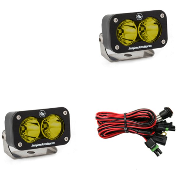 S2 Sport Work/Scene Pattern Pair LED Work Light - Amber