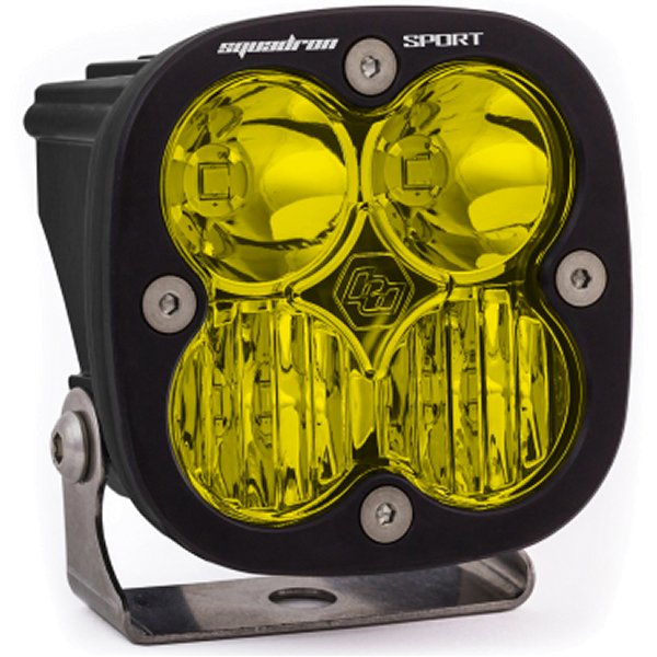 Squadron Sport Driving/Combo Pattern Black LED Light Pod - Amber