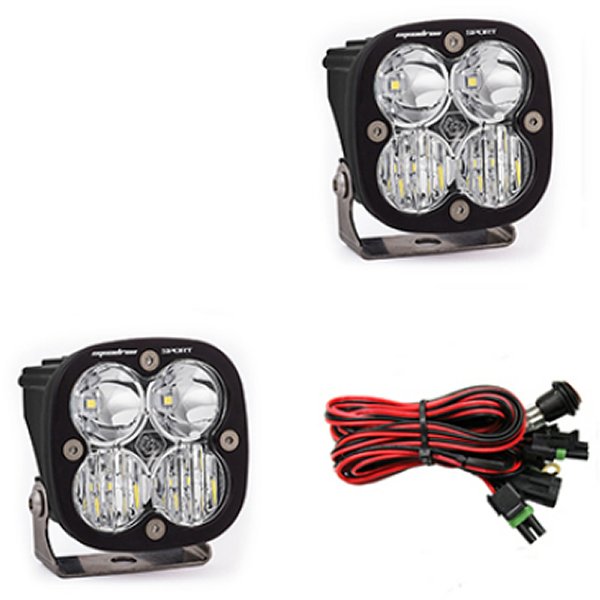 Squadron Sport Driving/Combo Pair LED Light Pods - Clear