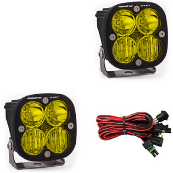 Squadron Sport Driving/Combo Pair LED Light Pods - Amber