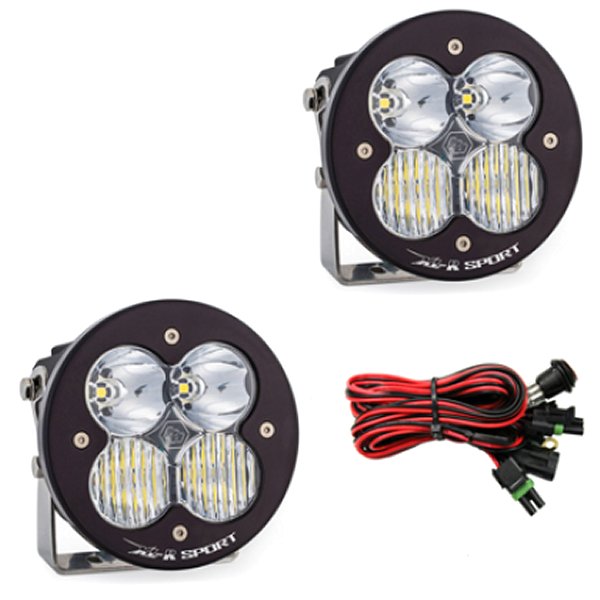 XL R Sportシリーズ Driving Combo Pattern Pair LED Light Pods - Clear