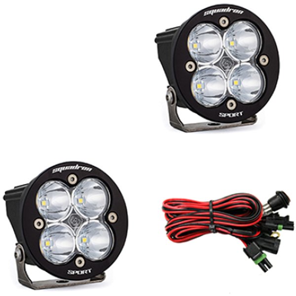 Squadron R Sport LED Spot Pair Light Pods - Clear