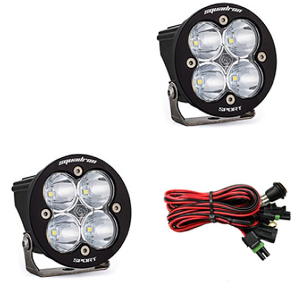 Squadron R Sport Work/Scene Pair LED Light Pods - Clear