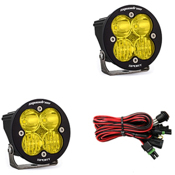 Squadron R Sport Driving/Combo Pair LED Light Pods - Amber