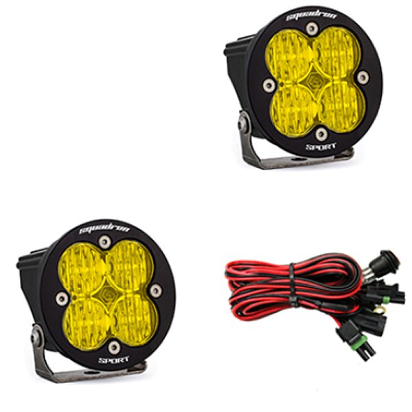 Squadron R Sport Wide Cornering Pair LED Light Pods - Amber