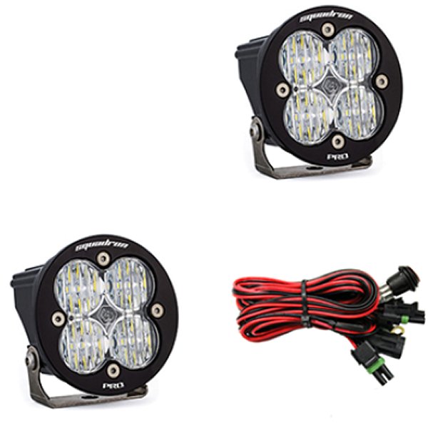 Squadron R Pro Wide Cornering Pair LED Light Pods - Clear