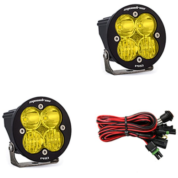 Squadron R Pro Driving/Combo Pair LED Light Pods - Amber