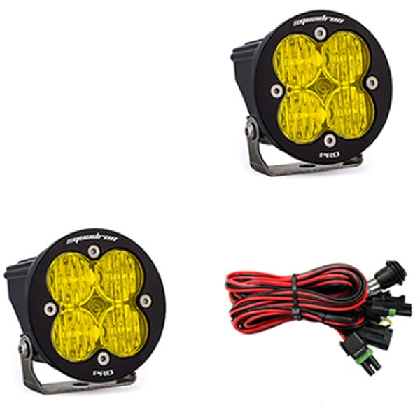 Squadron R Pro Wide Cornering Pair LED Light Pods - Amber