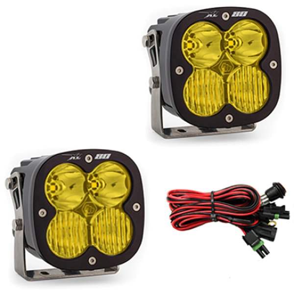 XL80シリーズ Driving Combo Pattern Pair LED Light Pods - Amber