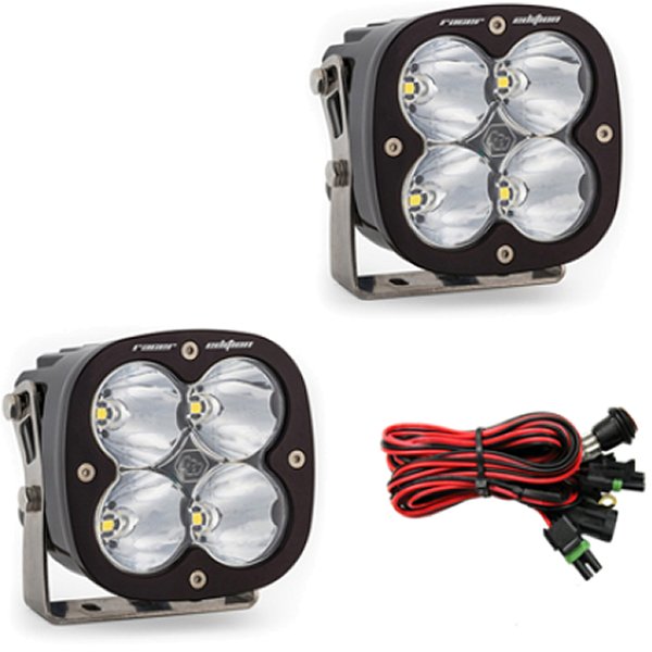 XL Racer Edition High Speed Spot Pair LED Light Pods - Clear