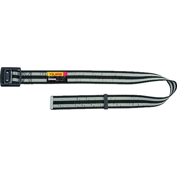 胴ベルト アルミワンフィンガーバックル M ボーダー白