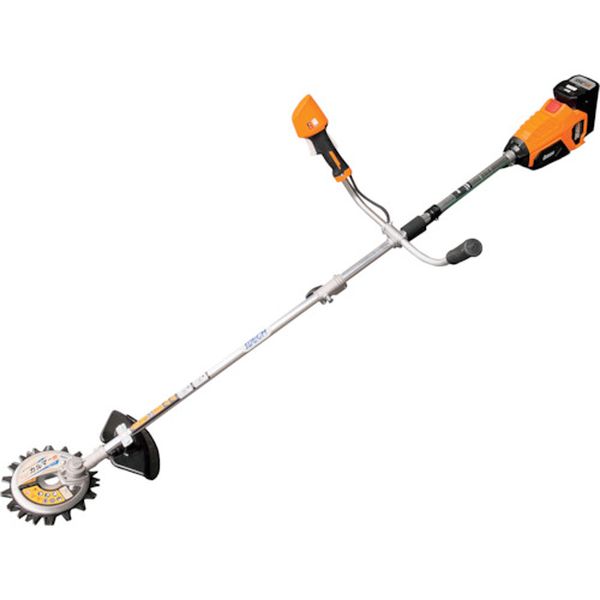 アイデック 58VLi-ionバッテリー回転ハサミ刈払機 スーパーカルマーelex 両手ハンドル 4.0Ahバッテリー