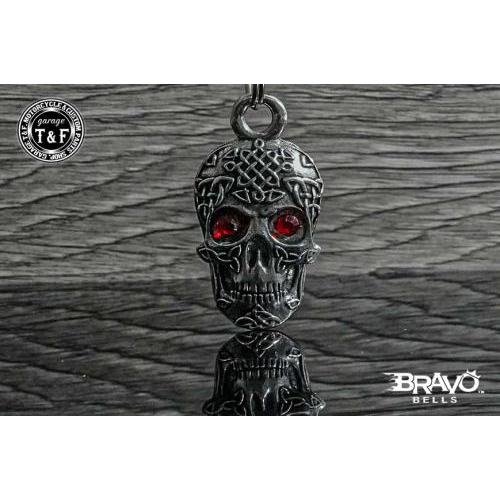 Bravo Bells(ブラボーベル) Celtic Skull Diamond Keychain(ケルトスカルダイヤモンドキーホルダー)