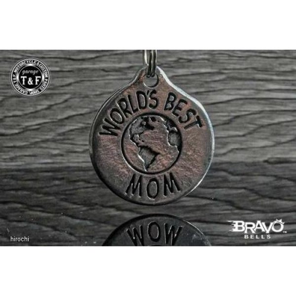 Bravo Bells(ブラボーベル) World’s Best MOM Keychain(世界一のお母さんキーホルダー)
