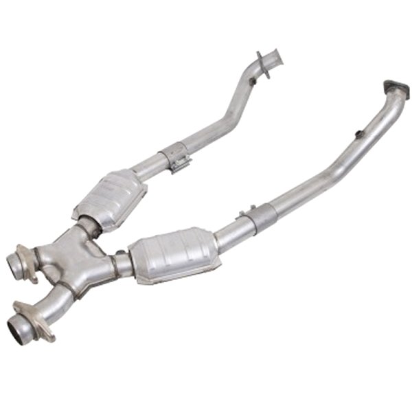 99-04 Mustang 4.6 GT / Cobra High Flow X Pipe With Catalytic Converters - 2-1/2