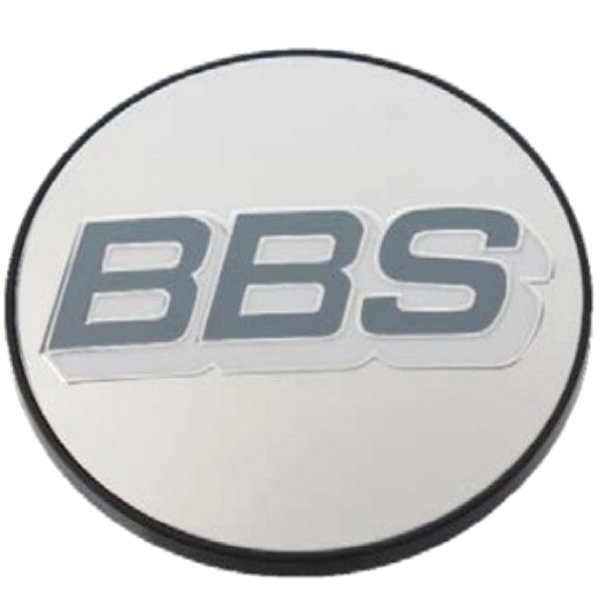 Center Cap 56mm Polished/Grey & White