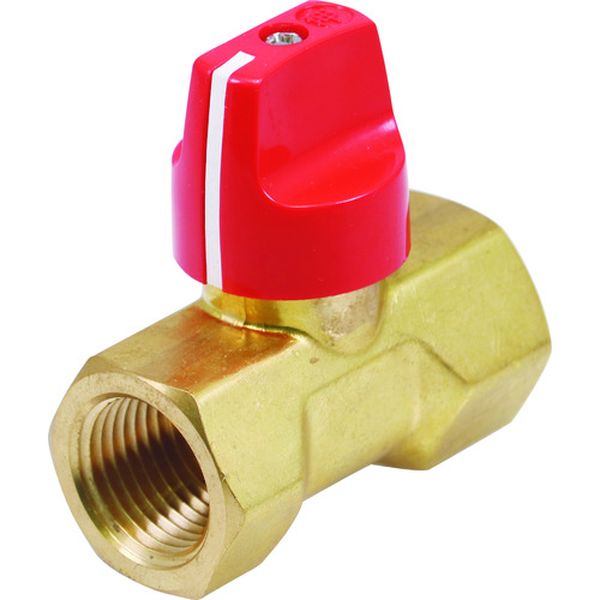 BBSB7708RC 161-0814  黄銅製ロック機能付きボールバルブ(ツマミ)