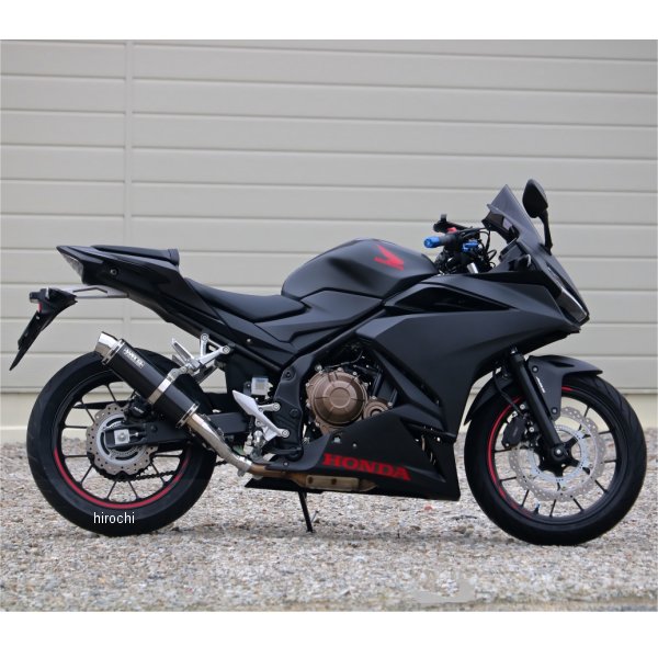 スリップオンマフラー ラウンド JMCA認証 19年-22年 CBR400R、CBR400X カーボン