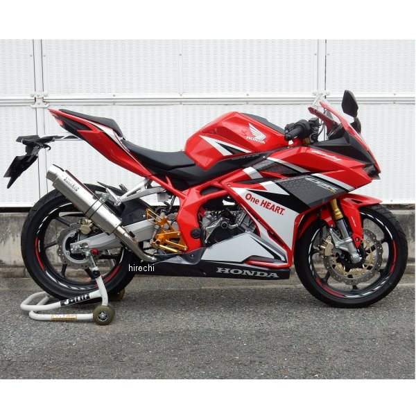 スリップオンマフラー ラウンド JMCA認証 17年-19年 CBR250RR ステンレス/ステンレス